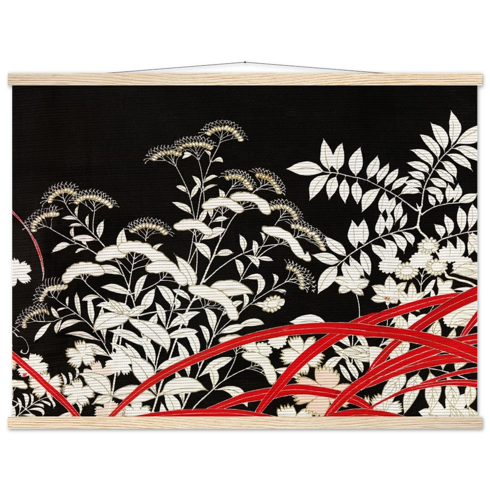 Women’s kimono decoration | Classic Paper Poster with Hanger - Lyrea