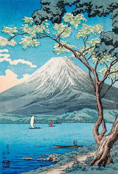 Mount Fuji from Lake Yamanaka