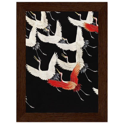 Furisode | Classic Semi - Glossy Paper Wooden Framed Poster - Lyrea