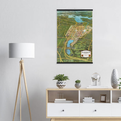 New York World's Fair - Glossy Paper Poster with Hanger - Lyrea