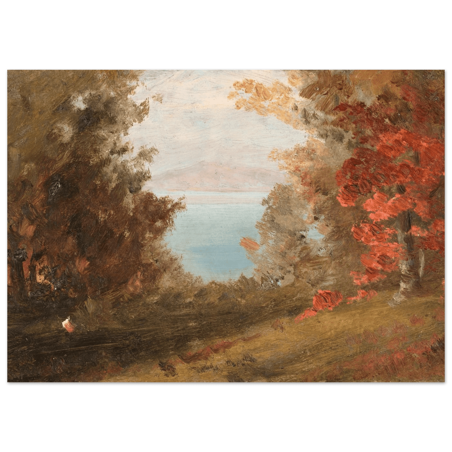 Aluminum Print | Woodland Scene - Lyrea