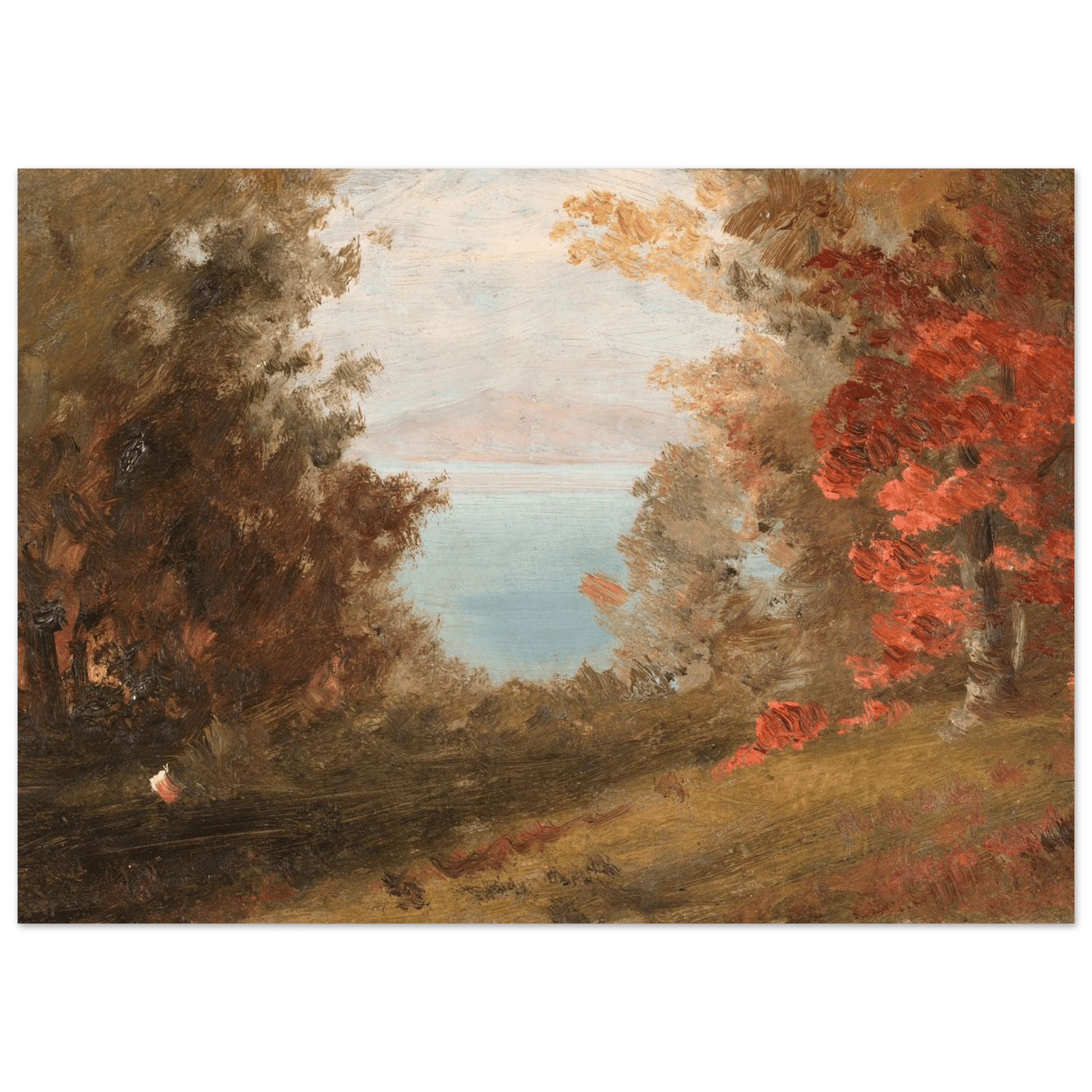 Aluminum Print | Woodland Scene - Lyrea