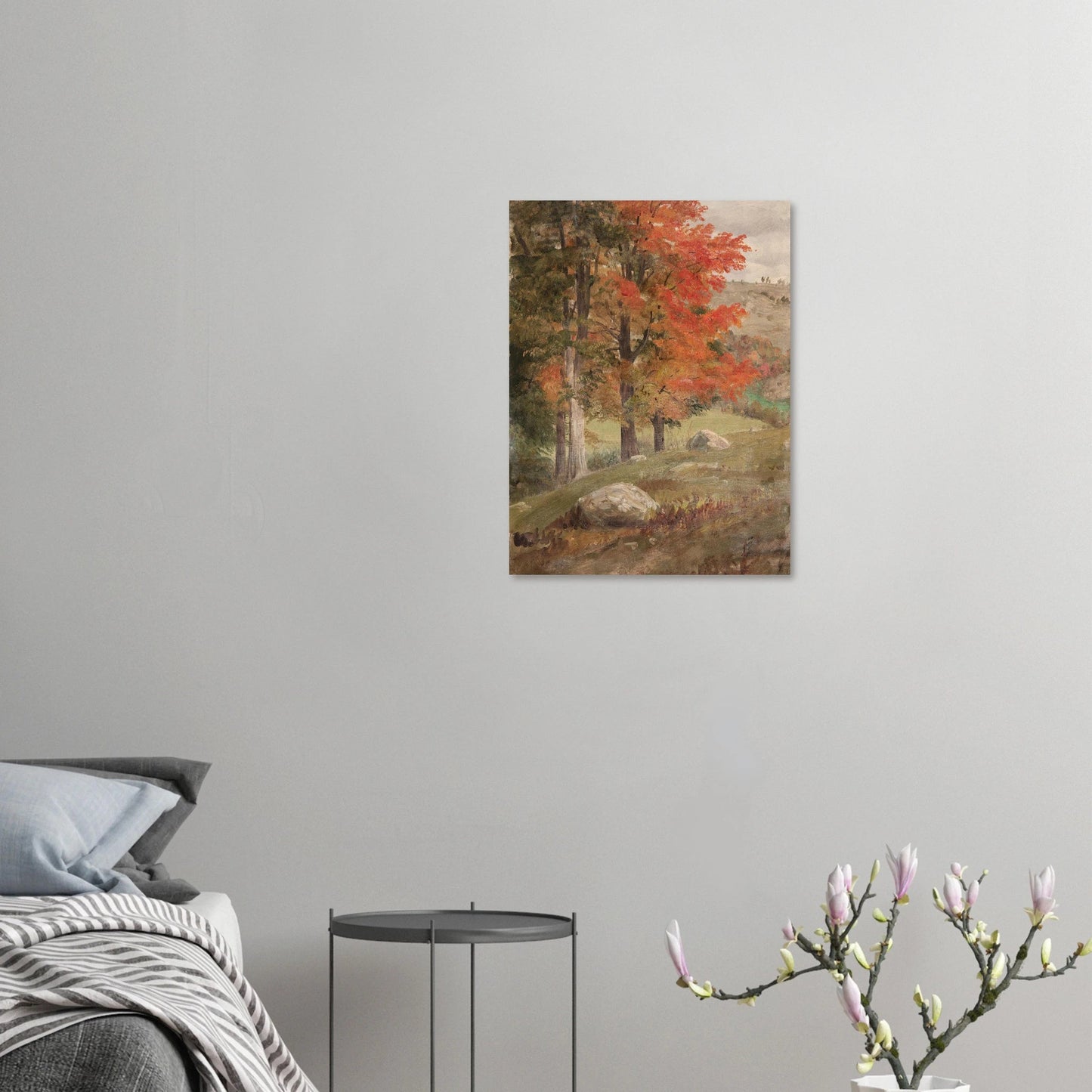 Aluminum Print | Woods in Autumn - Lyrea