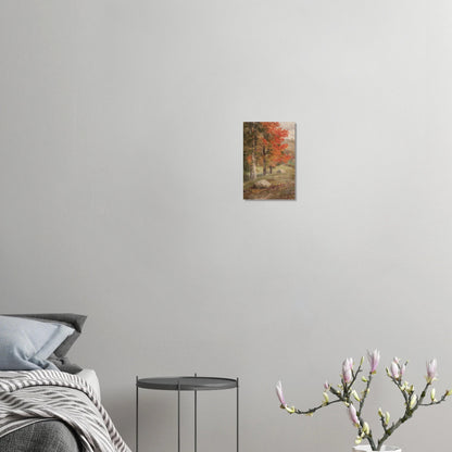 Aluminum Print | Woods in Autumn - Lyrea