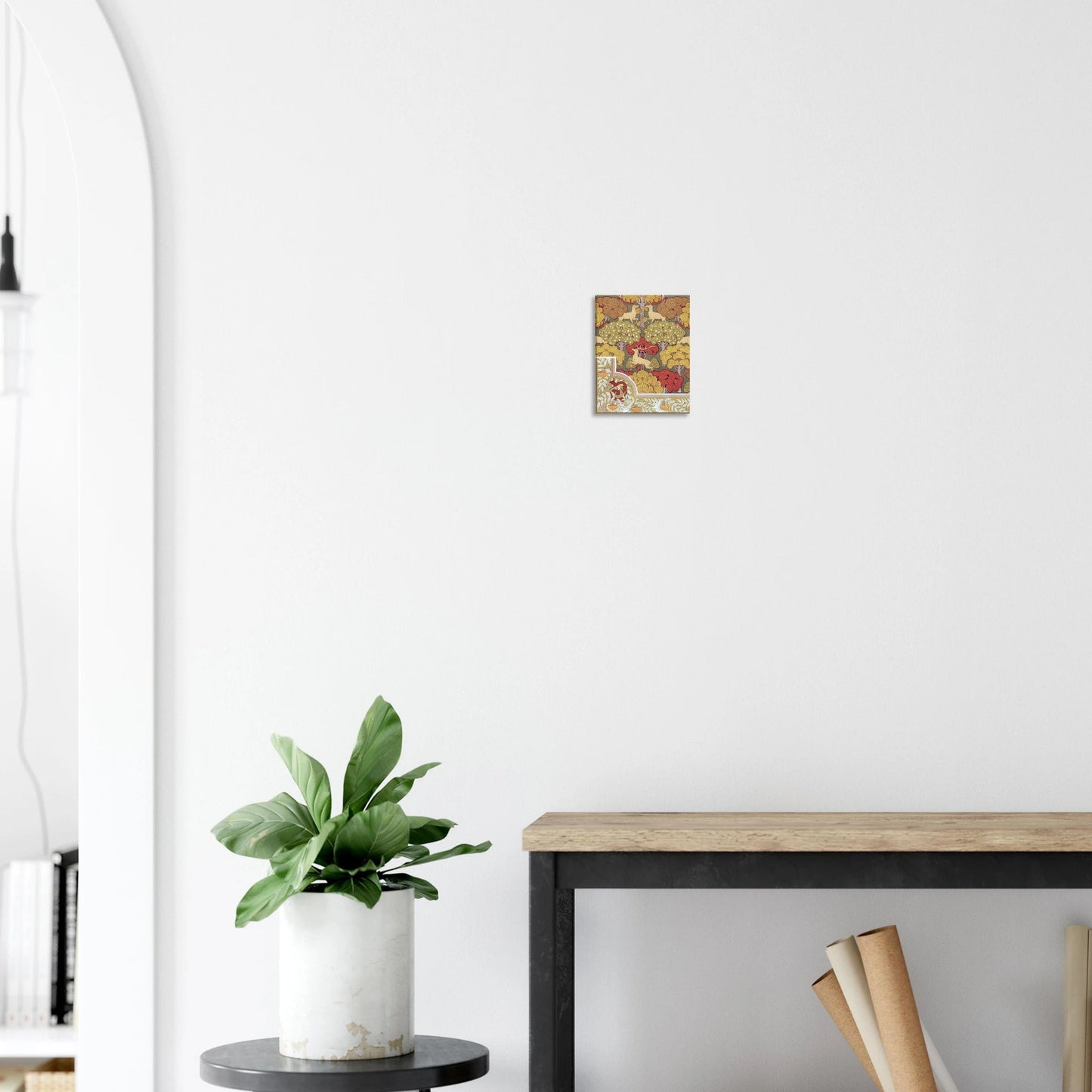 Canvas |Cerfs et arbres - Lyrea
