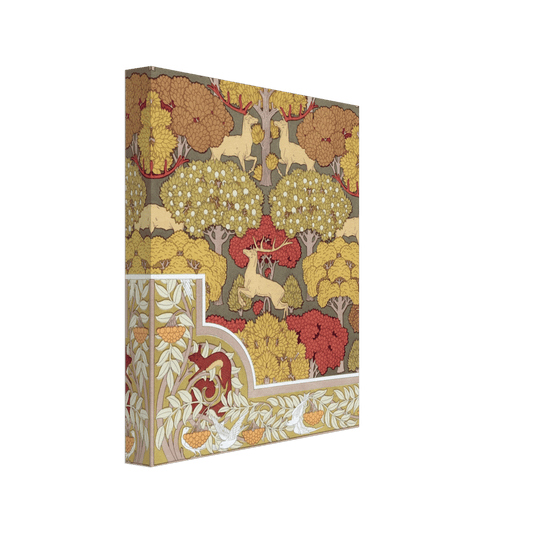 Canvas |Cerfs et arbres - Lyrea