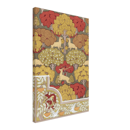 Canvas |Cerfs et arbres - Lyrea