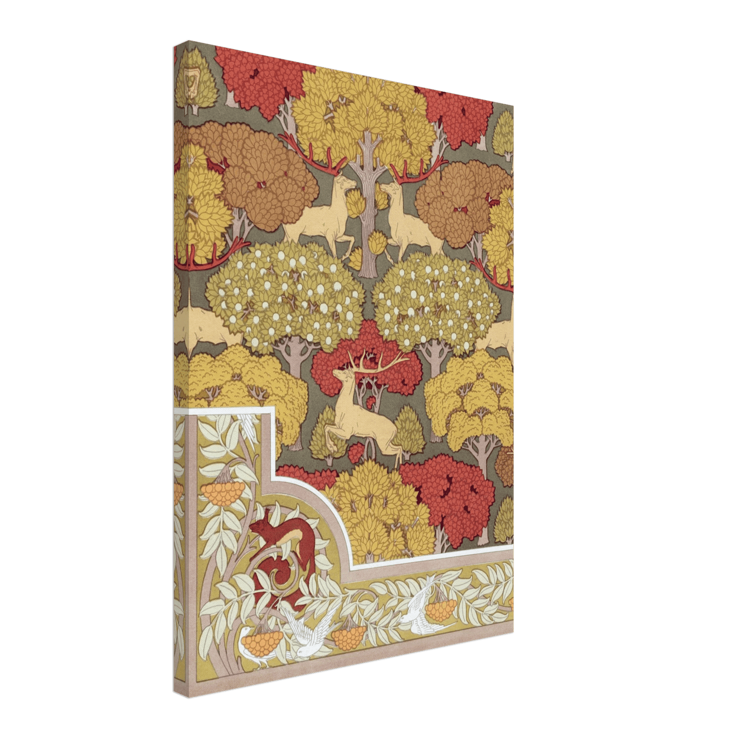 Canvas |Cerfs et arbres - Lyrea