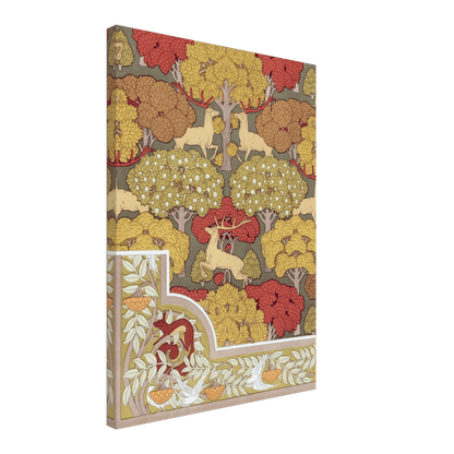 Canvas |Cerfs et arbres - Lyrea