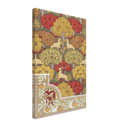 Canvas |Cerfs et arbres - Lyrea