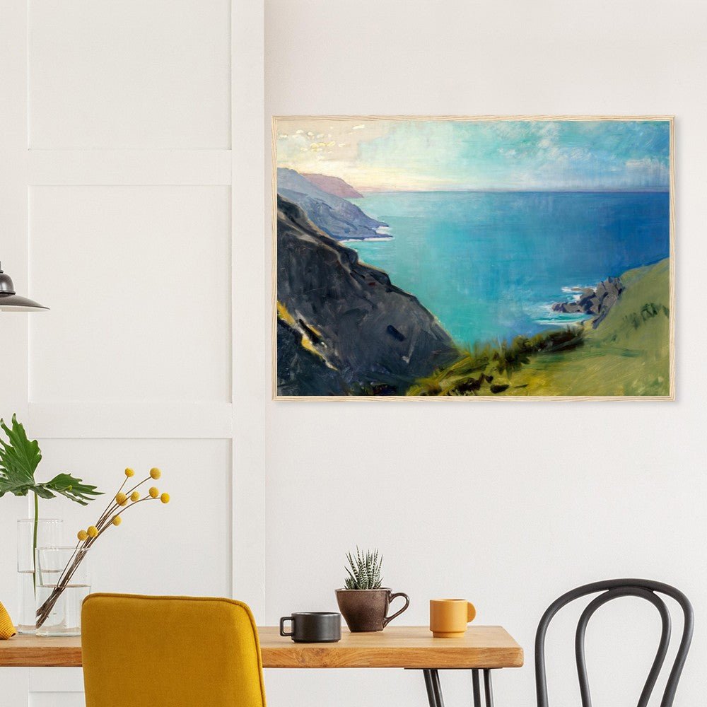 Cornish Headlands Abbott Handerson Thayer | Wooden Framed Poster - Lyrea
