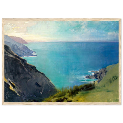 Cornish Headlands Abbott Handerson Thayer | Wooden Framed Poster - Lyrea