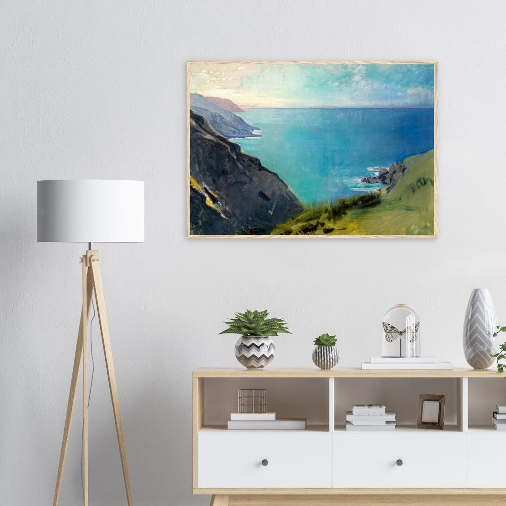 Cornish Headlands Abbott Handerson Thayer | Wooden Framed Poster - Lyrea