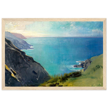 Cornish Headlands Abbott Handerson Thayer | Wooden Framed Poster - Lyrea