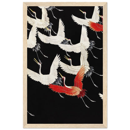 Furisode | Classic Semi - Glossy Paper Wooden Framed Poster - Lyrea