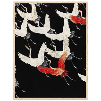 Furisode | Classic Semi - Glossy Paper Wooden Framed Poster - Lyrea