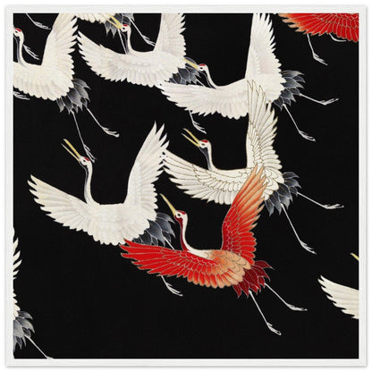 Furisode | Classic Semi - Glossy Paper Wooden Framed Poster - Lyrea
