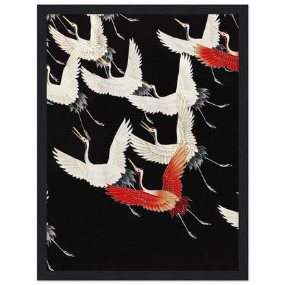 Furisode | Classic Semi - Glossy Paper Wooden Framed Poster - Lyrea