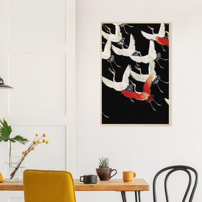 Furisode | Classic Semi - Glossy Paper Wooden Framed Poster - Lyrea