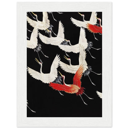 Furisode | Classic Semi - Glossy Paper Wooden Framed Poster - Lyrea
