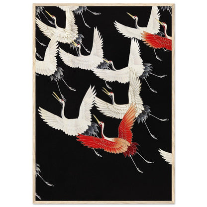 Furisode | Classic Semi - Glossy Paper Wooden Framed Poster - Lyrea
