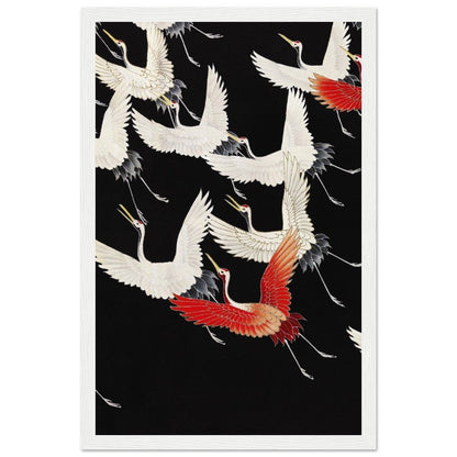 Furisode | Classic Semi - Glossy Paper Wooden Framed Poster - Lyrea