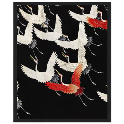 Furisode | Classic Semi - Glossy Paper Wooden Framed Poster - Lyrea