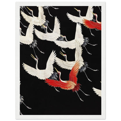 Furisode | Classic Semi - Glossy Paper Wooden Framed Poster - Lyrea