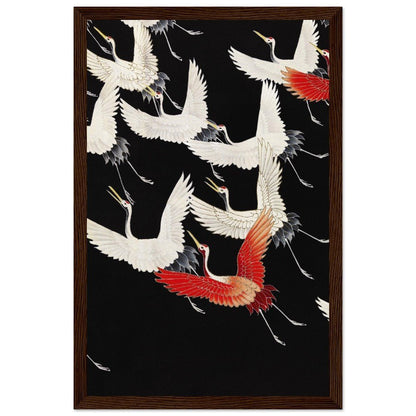 Furisode | Classic Semi - Glossy Paper Wooden Framed Poster - Lyrea