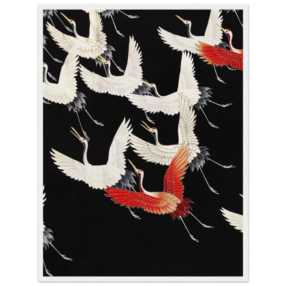 Furisode | Classic Semi - Glossy Paper Wooden Framed Poster - Lyrea