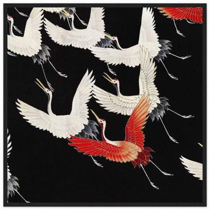 Furisode | Classic Semi - Glossy Paper Wooden Framed Poster - Lyrea