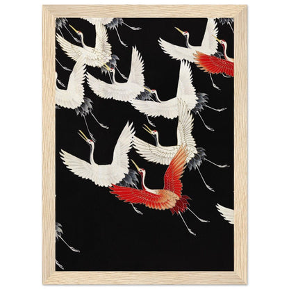 Furisode | Classic Semi - Glossy Paper Wooden Framed Poster - Lyrea