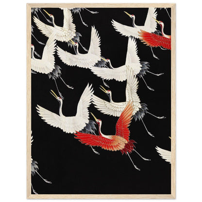 Furisode | Classic Semi - Glossy Paper Wooden Framed Poster - Lyrea