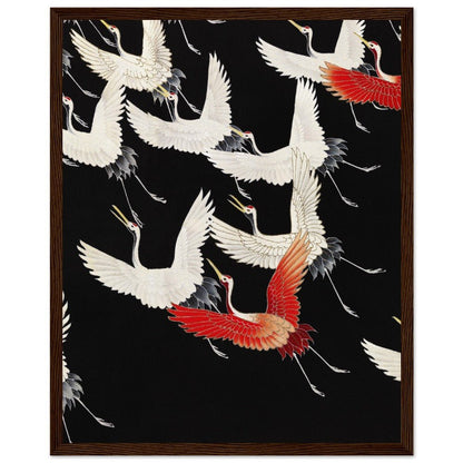 Furisode | Classic Semi - Glossy Paper Wooden Framed Poster - Lyrea