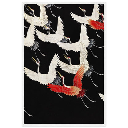 Furisode | Classic Semi - Glossy Paper Wooden Framed Poster - Lyrea