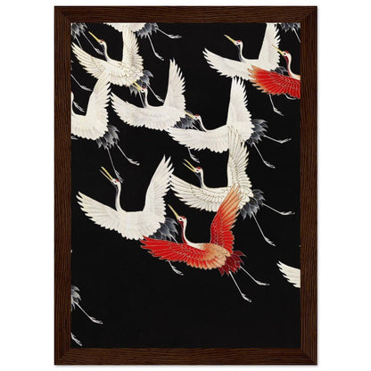 Furisode | Classic Semi - Glossy Paper Wooden Framed Poster - Lyrea