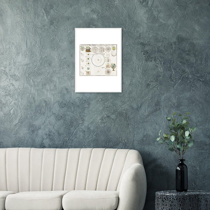 Geographiae Mathematicae - Classic Semi-Glossy Paper Wooden Framed Poster - My Store