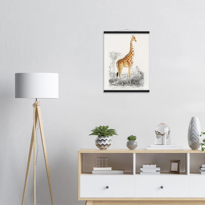 Giraffa camelopardalis | Classic Semi-Glossy Paper Poster with Hanger - My Store