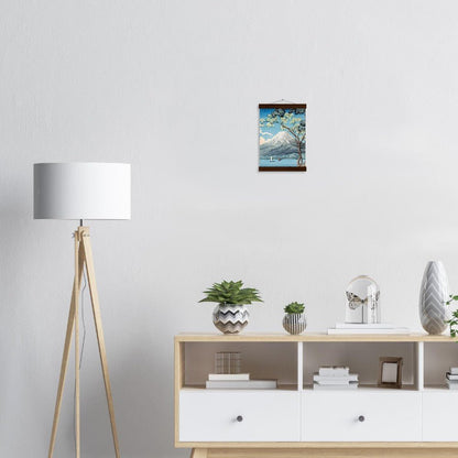 Mount Fuji from Lake Yamanaka by Hiroaki Takahashi Poster with Hanger - Lyrea