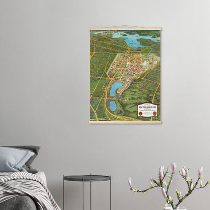 New York World's Fair - Glossy Paper Poster with Hanger - Lyrea