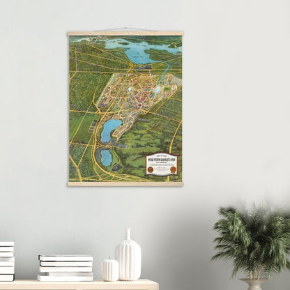 New York World's Fair - Glossy Paper Poster with Hanger - Lyrea