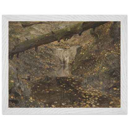 Premium Wooden Framed | Woodland Stream - Lyrea