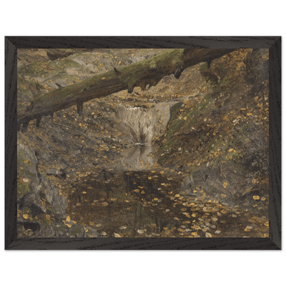 Premium Wooden Framed | Woodland Stream - Lyrea