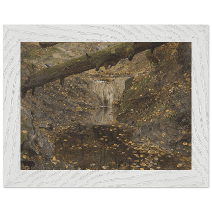 Premium Wooden Framed | Woodland Stream - Lyrea