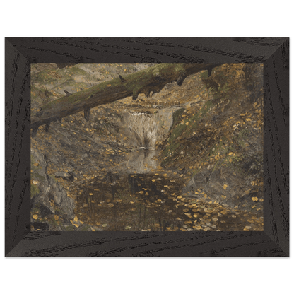 Premium Wooden Framed | Woodland Stream - Lyrea