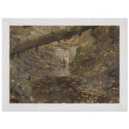 Premium Wooden Framed | Woodland Stream - Lyrea