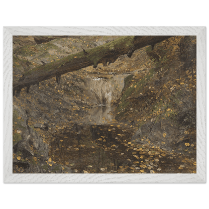 Premium Wooden Framed | Woodland Stream - Lyrea