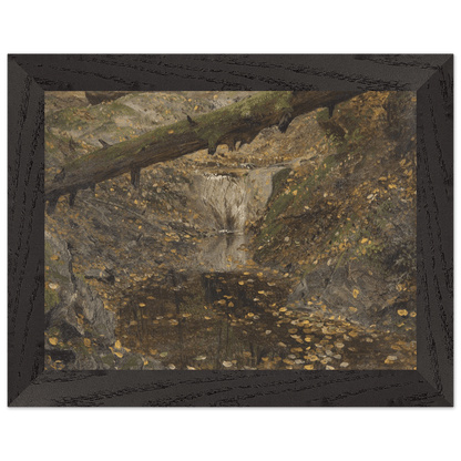 Premium Wooden Framed | Woodland Stream - Lyrea