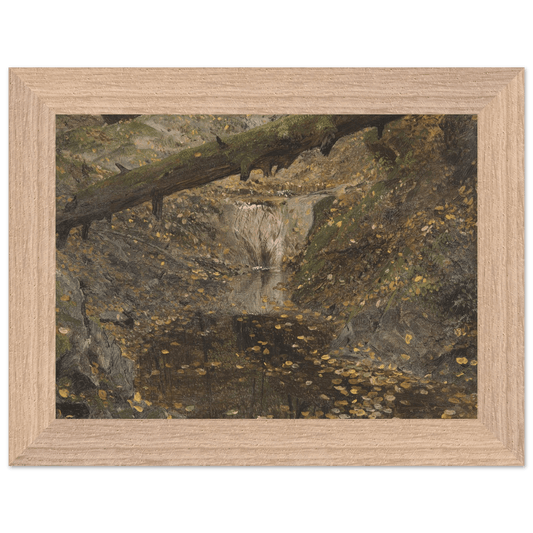 Premium Wooden Framed | Woodland Stream - Lyrea