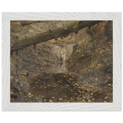 Premium Wooden Framed | Woodland Stream - Lyrea